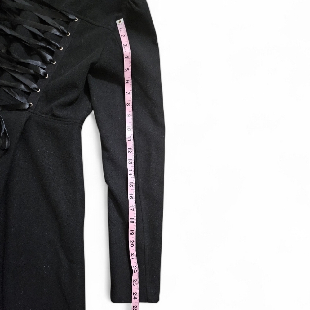 American Horror Story Coven Black/Red Trench Coat - Picture 14 of 16